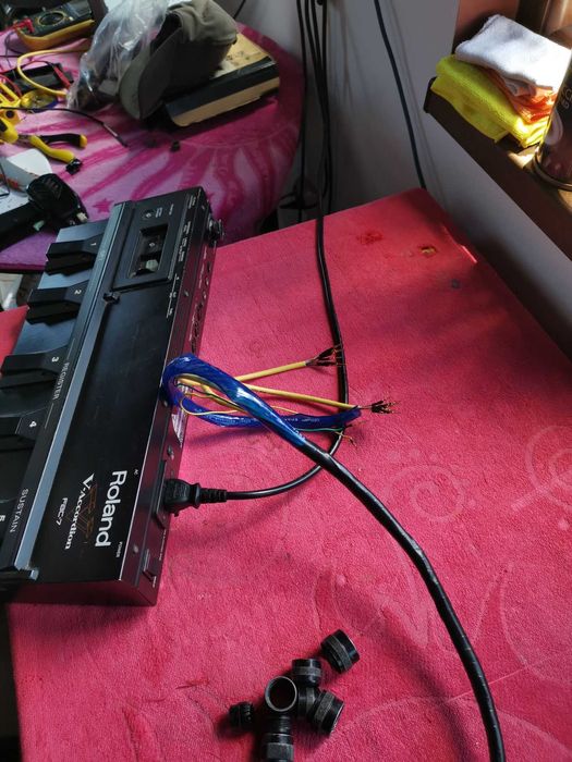 Reparatie/Subsituire Cablu Original Acordeon Roland Fr5/Fr7/Fr7x