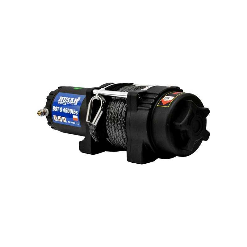 Troliu electric 12V,chinga sintetica ,4500 LBS ,marca HUSAR