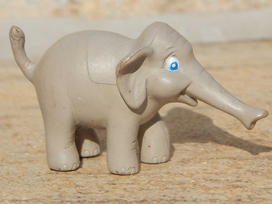 Figurina elefant Kinder din cauciuc dur 5 cm