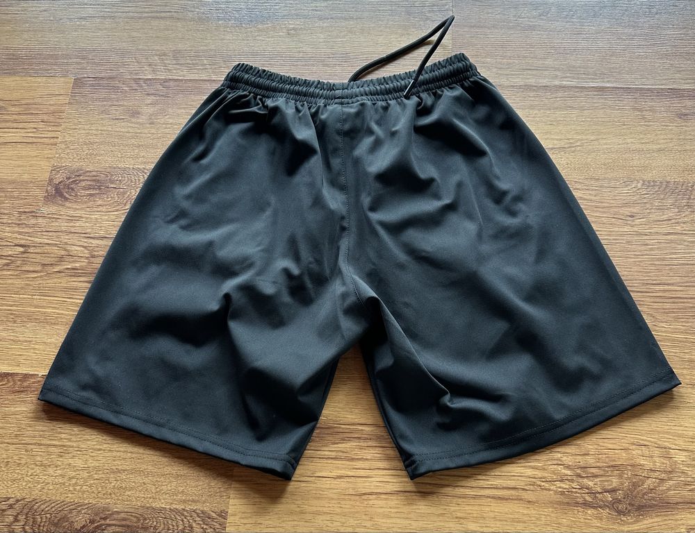 Мъжки,полиамидни,черни къси панталонки Nike с бродирано лого