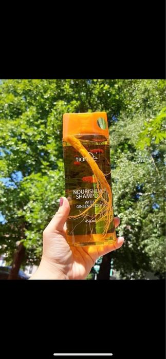 Подхранващ шампоан с корен от Женшен- най- ниска цена