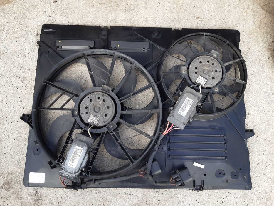 Set electroventilatoare AC SI APA Intercooler VW TOUAREG 7L 2.5 BAC