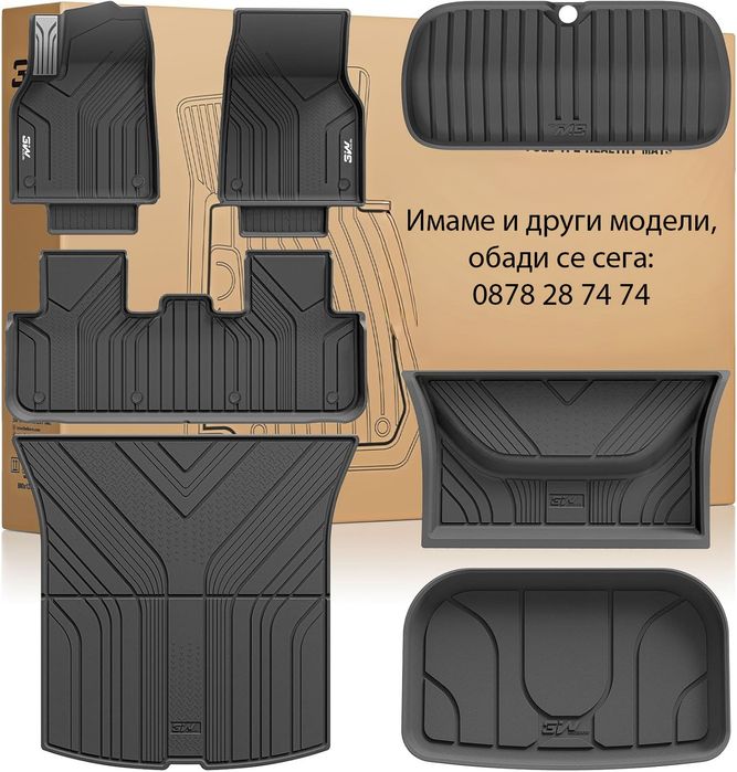 3д гумени стелки за Tesla Model Y Juniper 2025