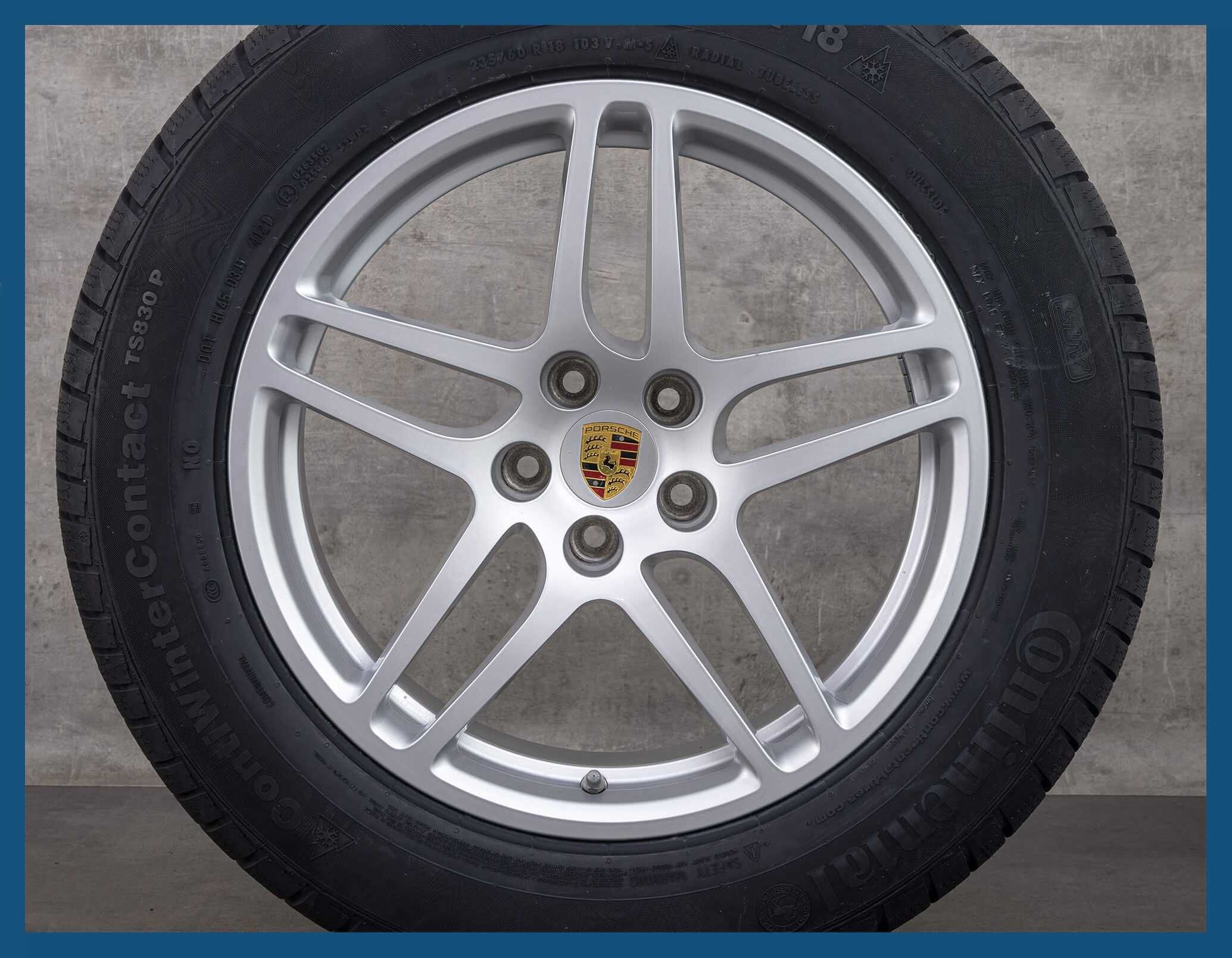 Set 4 capace gri 65mm 95B601150 jante aliaj Porsche Macan