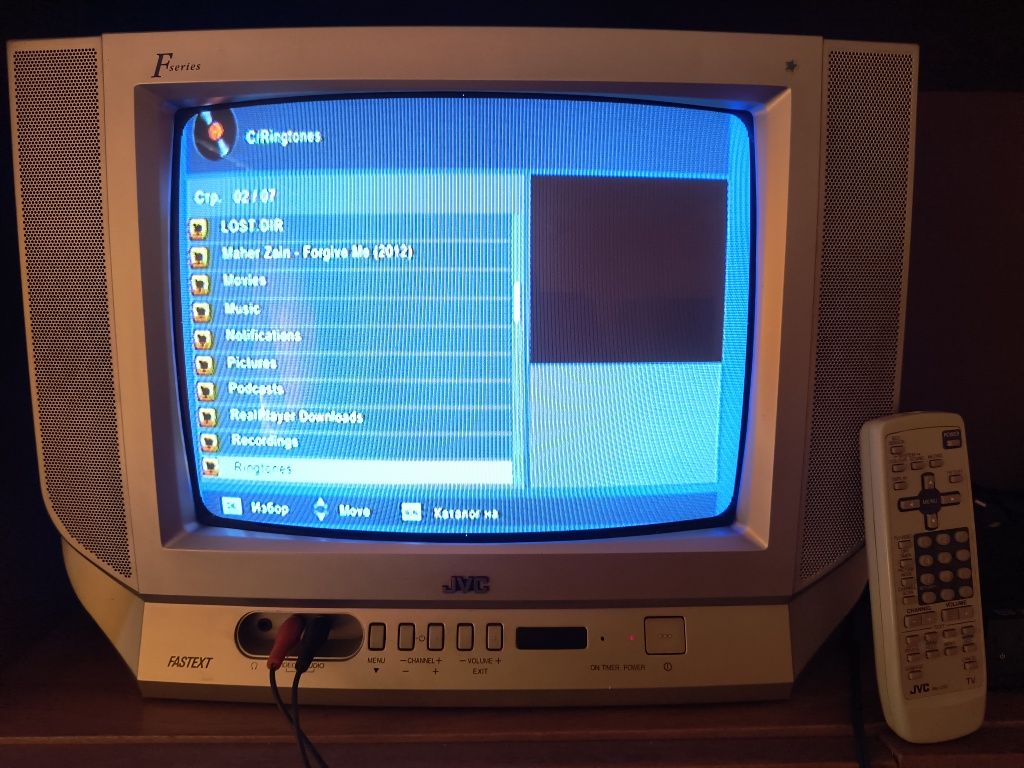 Телевизор JVC  av14