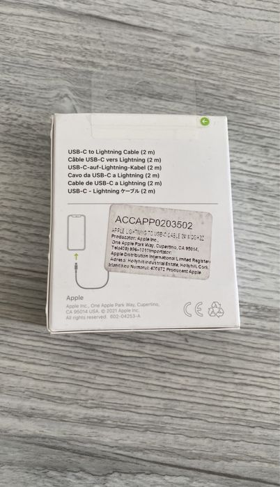 Cablu iPhone iPad Usb-C to Lightning 2m 1m Nou Sigilat Original Apple