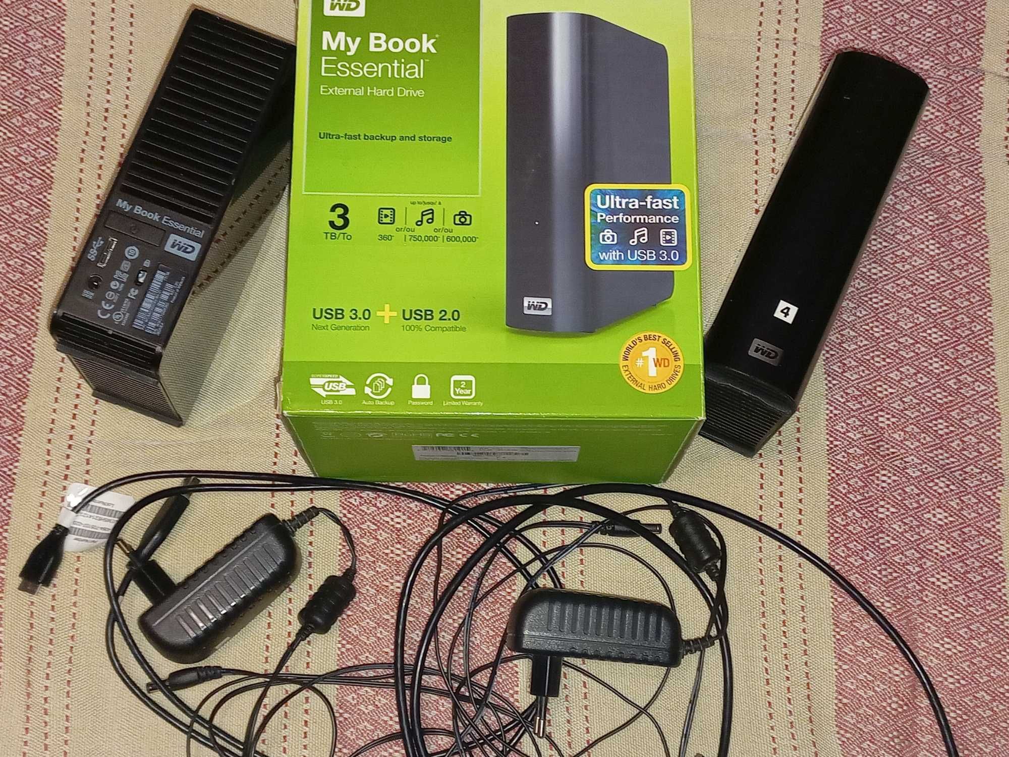 Внешний жесткий диск / Verbatim1,5TB / My Book 2TB / Trancend3TB
