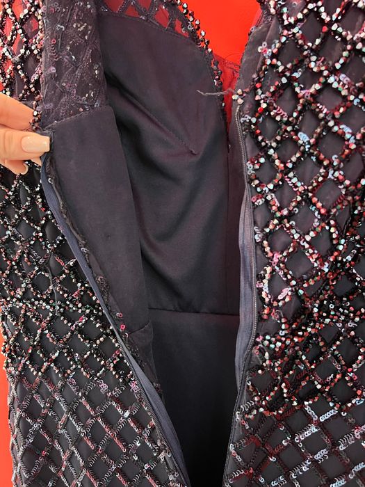 Официална рокля с камъни