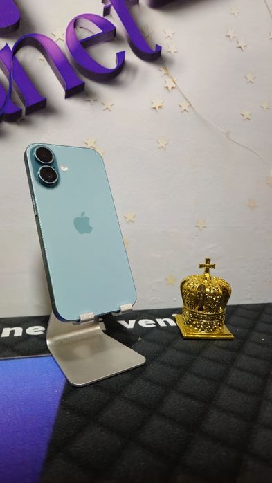 iPhone 16 5G 128GB Baterie:100%. 16 Cic Încarcare.Preṭ fix!