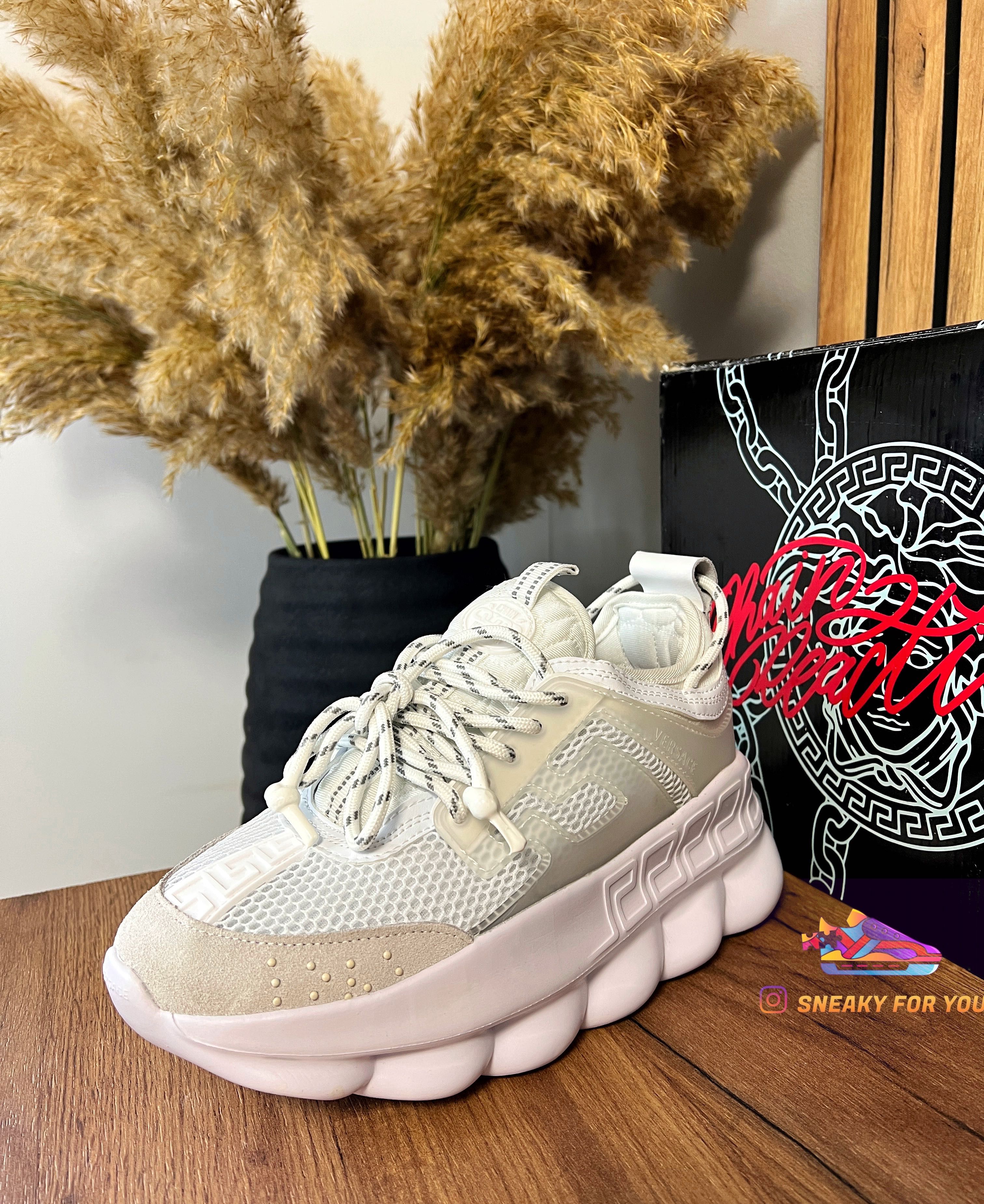 36-45 Versace Chain Reaction Full White