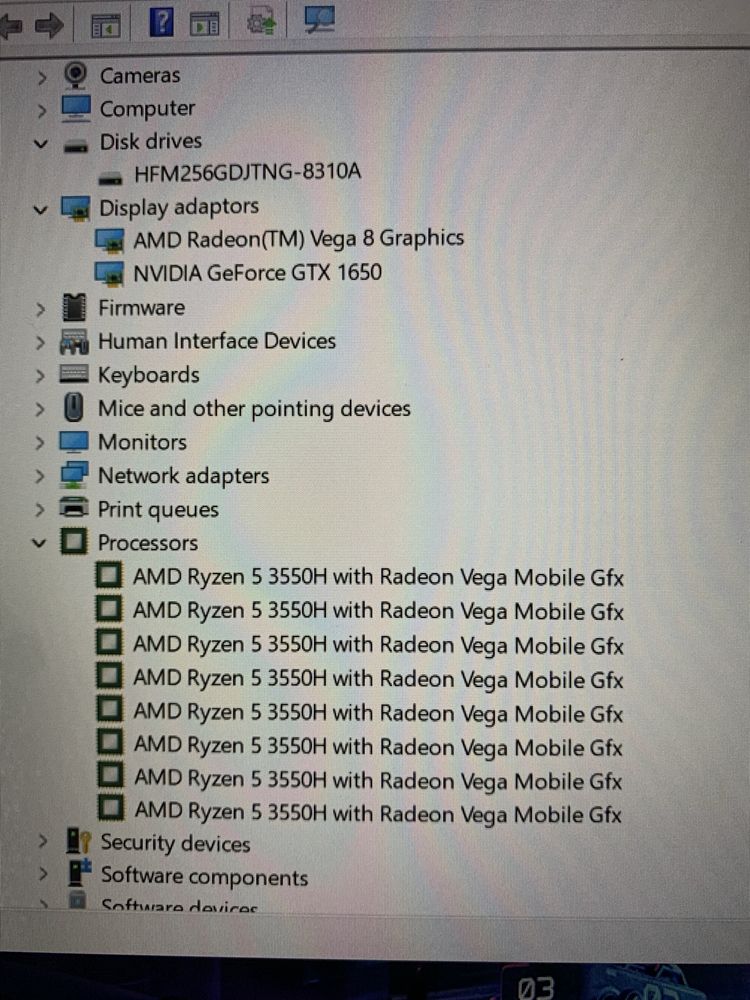 Laptop Asus Tuf Gaming FX505D, 16gb ram, Ryzen5,GTX1650
