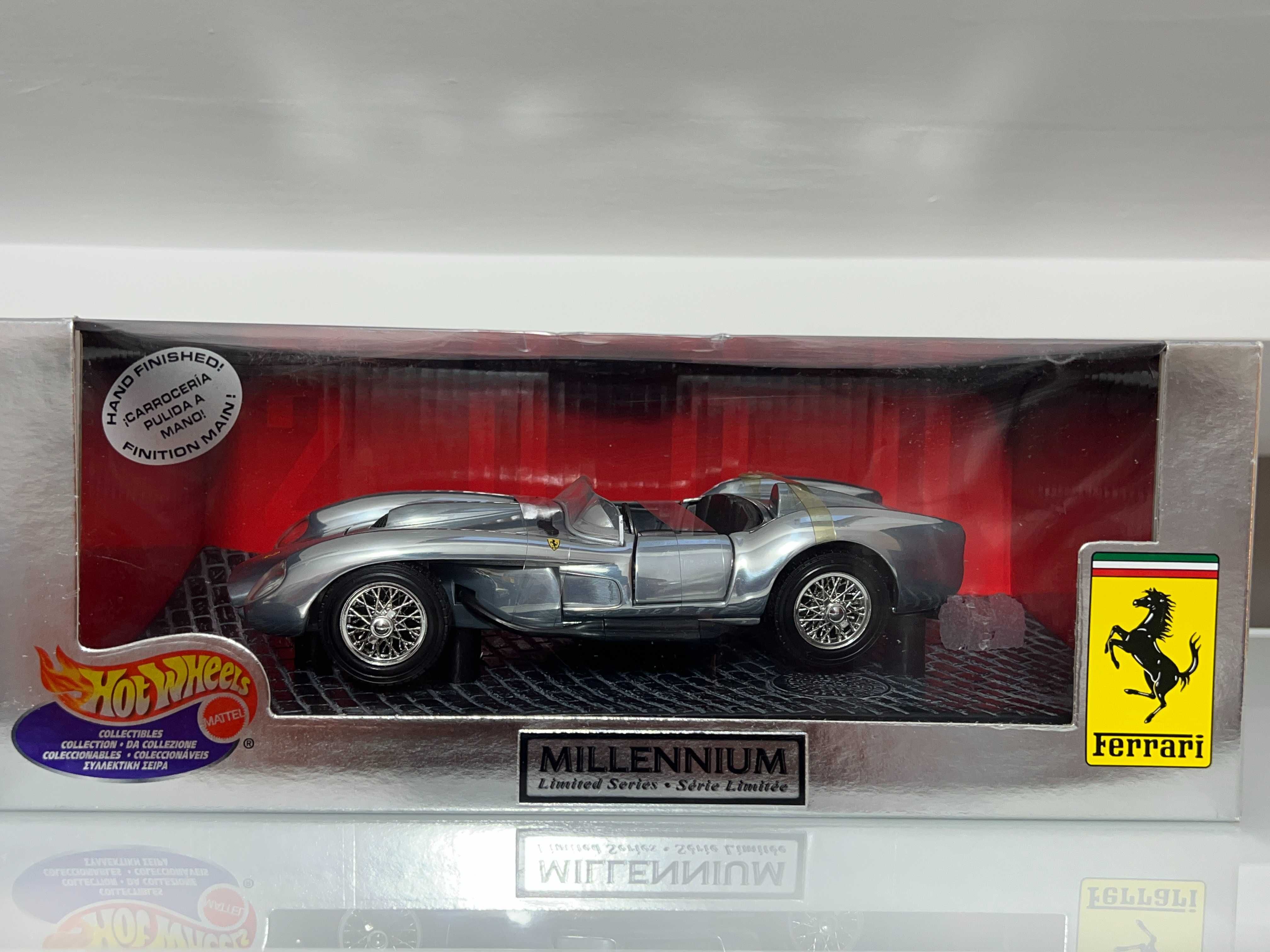 Macheta Auto 1/18 Hotwheels Millennium Ferrari 250 Testa Rossa Chrome