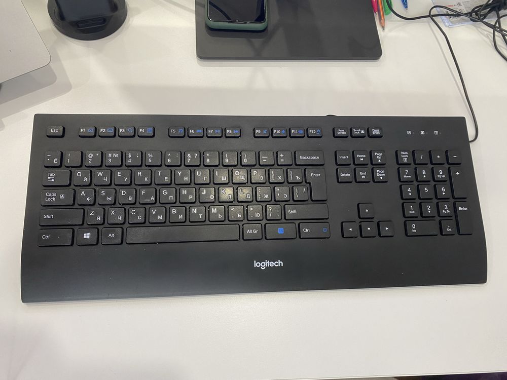 Клавиатура Logitech K280e PRO черный