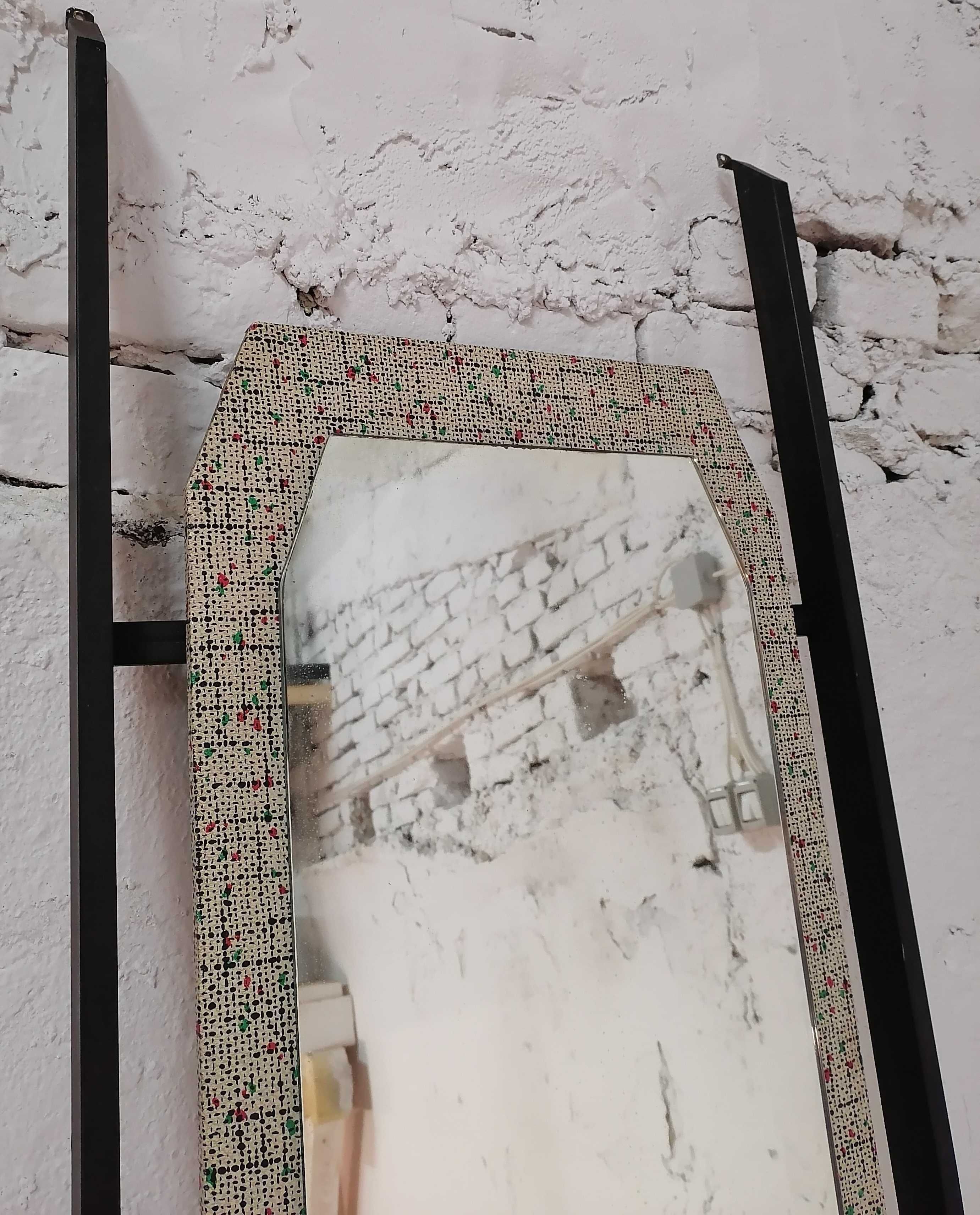 Oglinda de hol veche stil Mid Century, Italia /Cuier