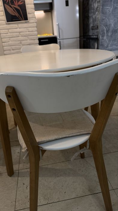 Комплект маса Ф105 с 4 столa