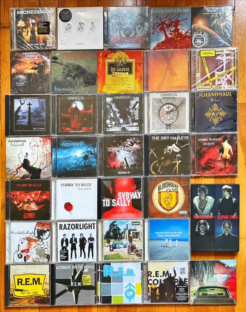 Lot 3 CD orig. rock: Chicago, Reamon, In Extremo, Unheilig, REM, Texas