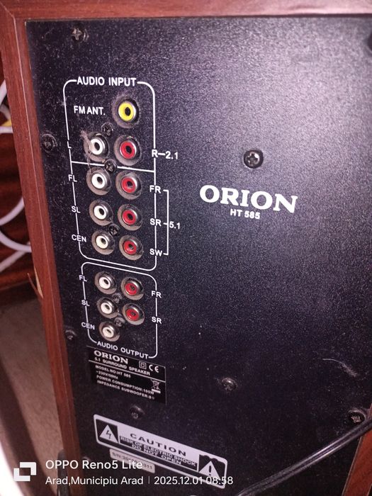 Sistem Home Theater ORION HT-585 5.1 complet
