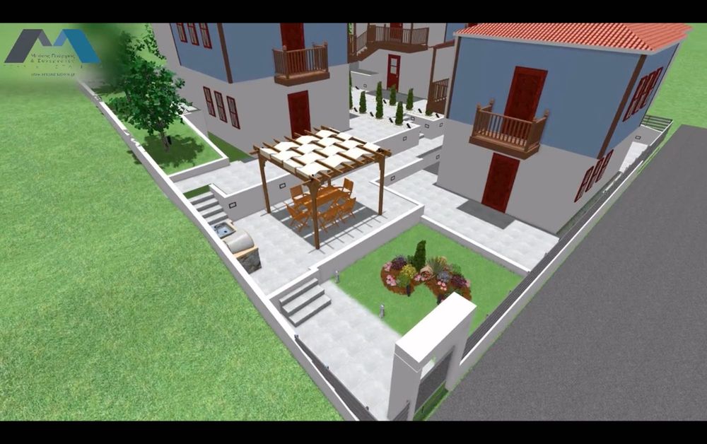 Теологос, о-в Тасос - парцел 1 165 кв.м, с проект за 6 къщи 480кв.м.