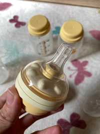 2 броя системи към бебешки бутилки Medela Calma