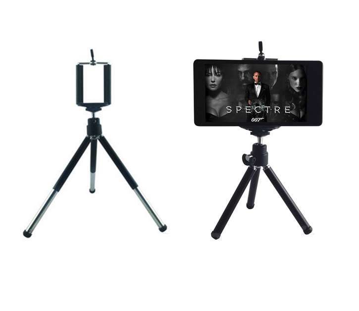 Suport adaptor telefon la trepied / monopod + mini trepied extensibil