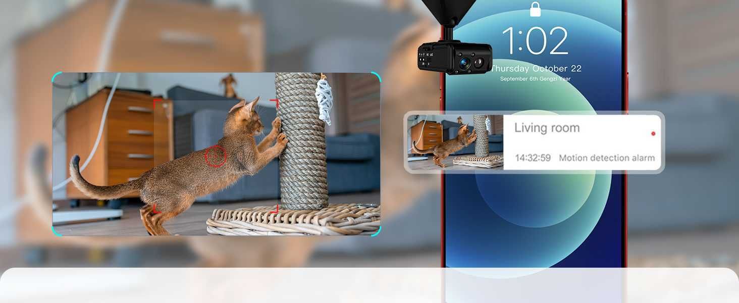 WiFi скрита мини камера с PIR детекция на движение Handbuch LN82