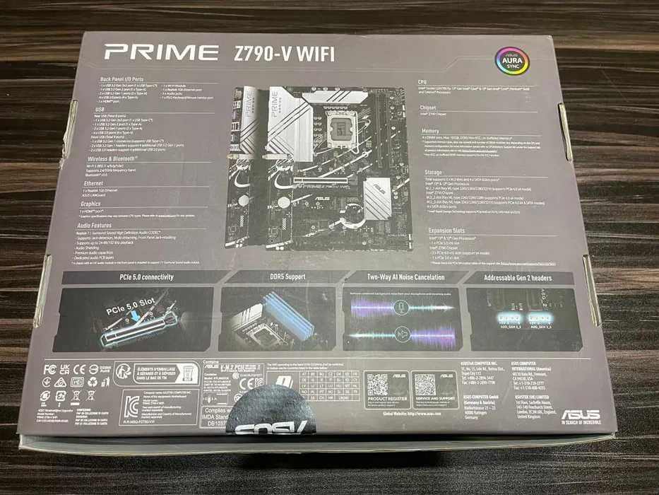 ASUS PRIME Z790-V Gaming Wi-fi 5 DDR5