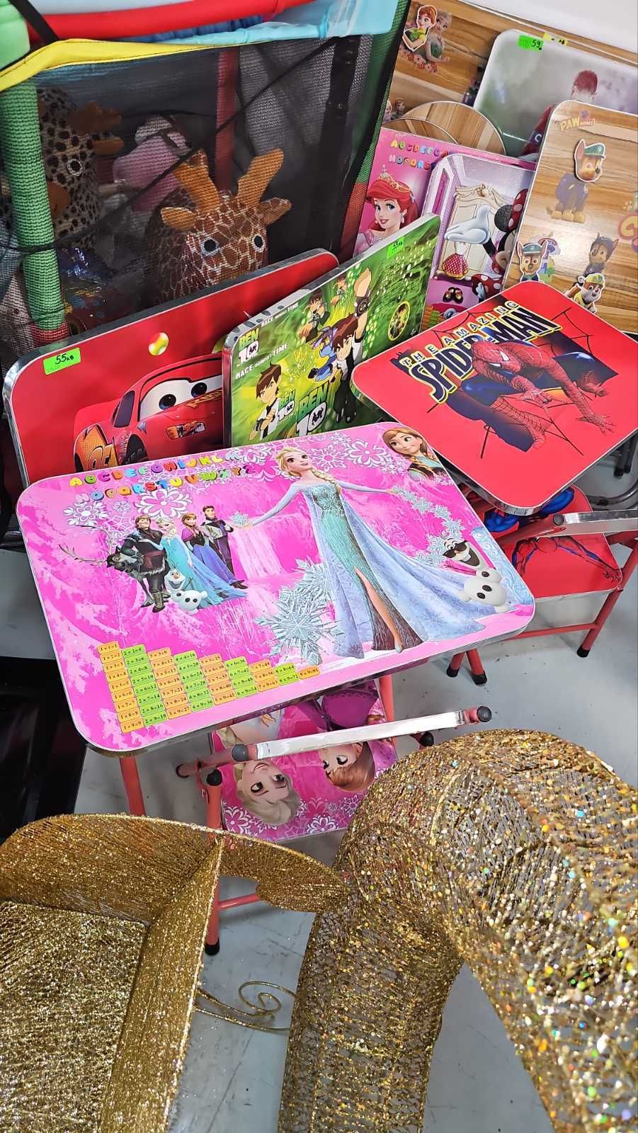 ПРОМО! Детска масичка със столче Барби Маса със стол Barbie