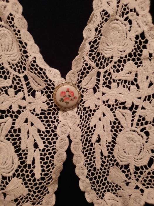 Vesta dama din dantela de bumbac mărimea 40