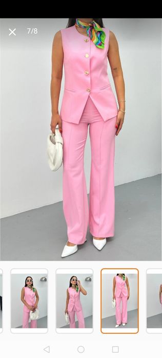 Дамски комплект розов