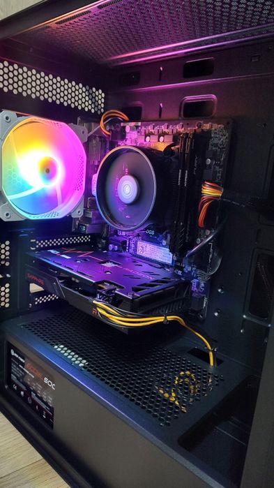 Pc gaming Rx 6600/Ryzen 5/16gb ram Gta V Fortnite Cs 2