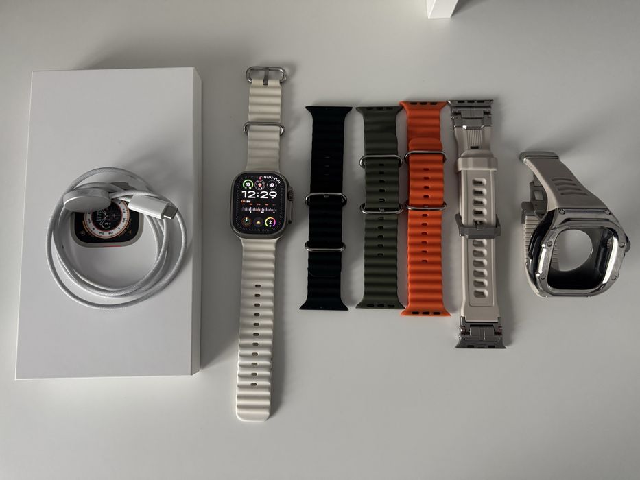 Apple Watch Ultra 1 , 5 curele de schib + curea tip carcasa