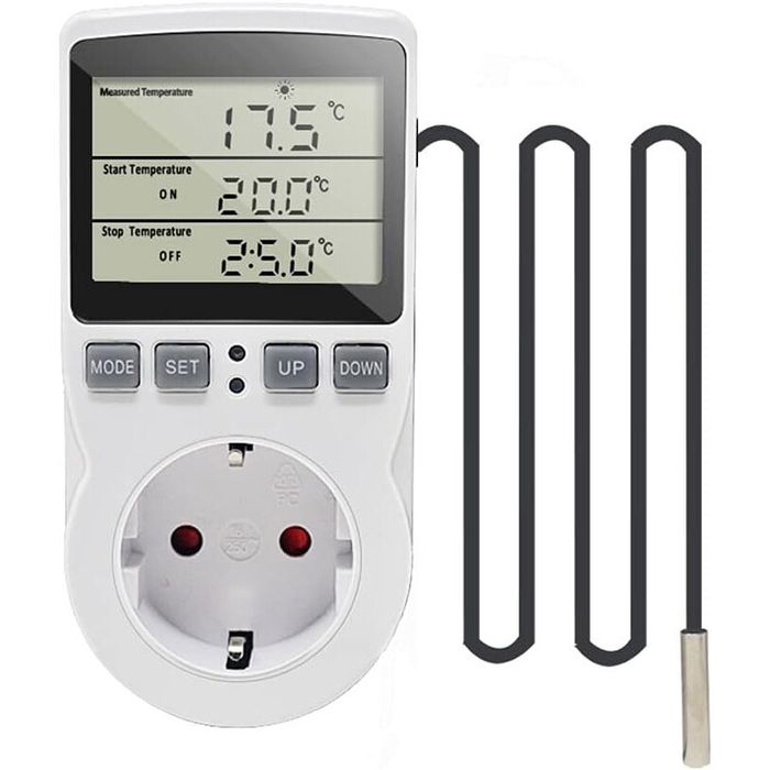 Termostat digital programabil cu priză