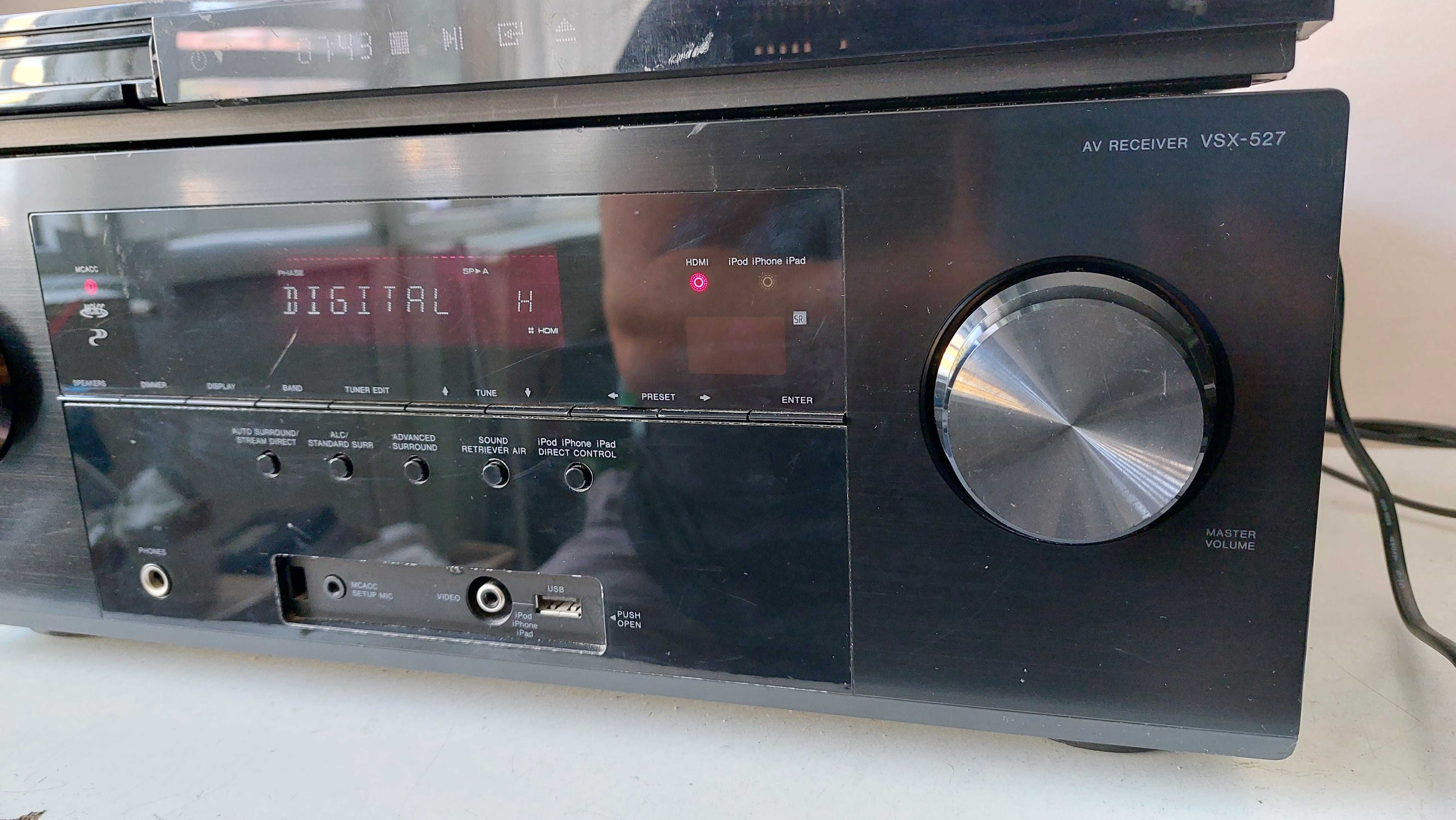 Pioneer VSX 527 muzica HDMI Air Play DLNA USB statie film muzica