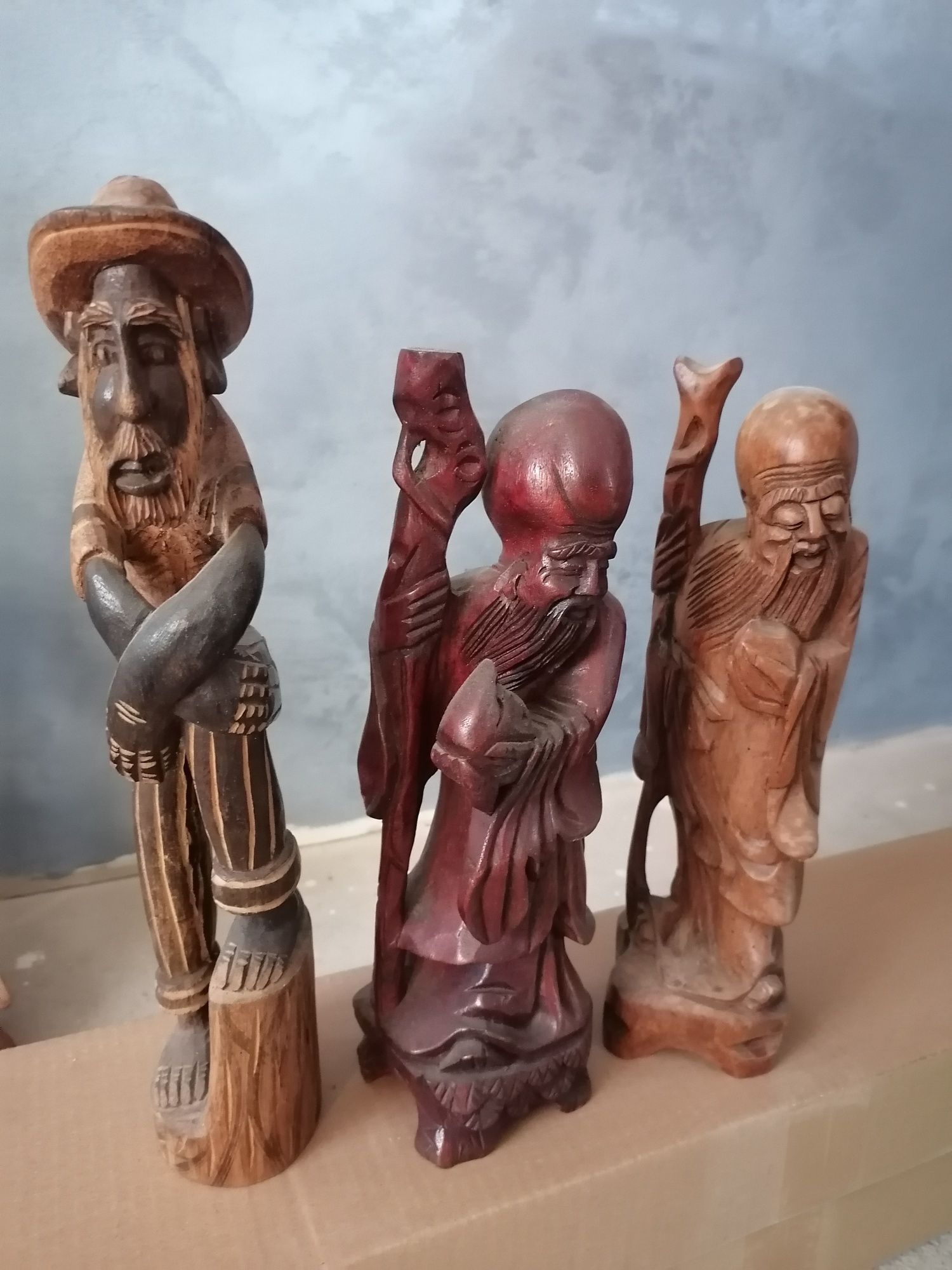 Set statuete lemn african