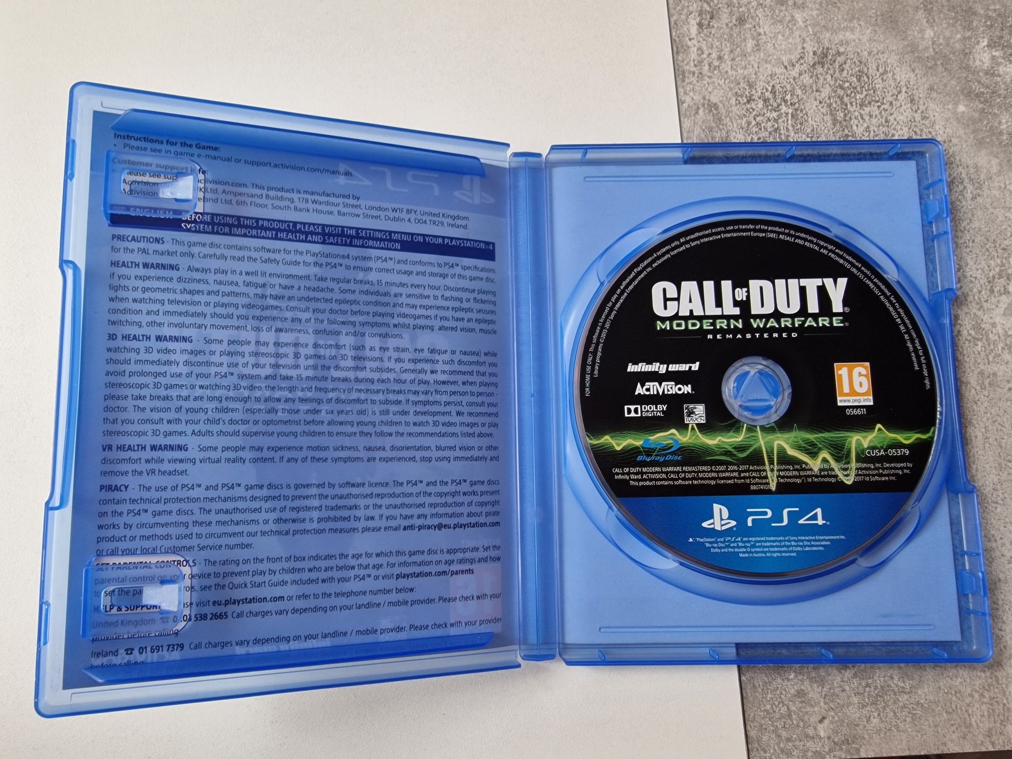 Продавам Call of Duty Modern Warfare Remastered PS4/PS5