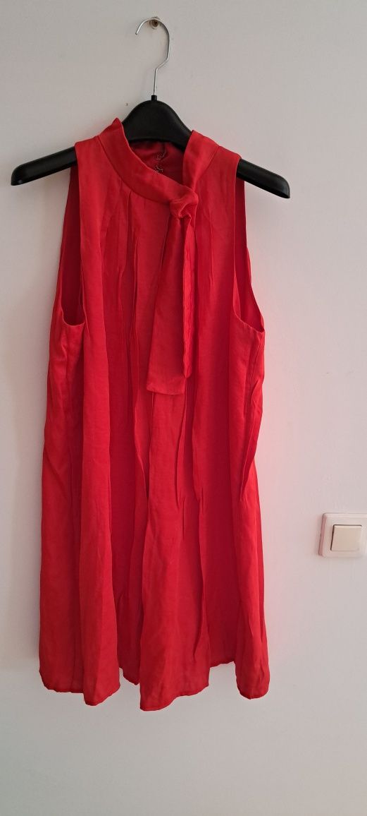 Rochie roșie de seara, Mango, M
