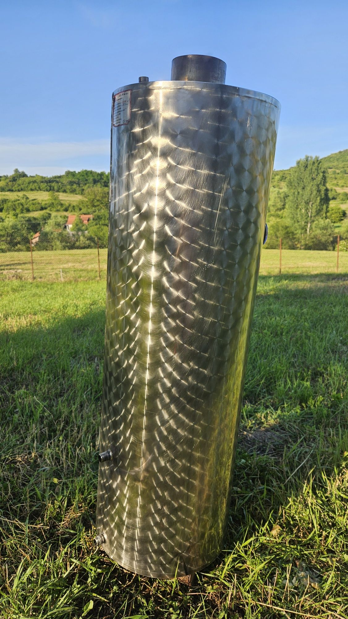 Cazan de apa  pentru apa calda pe lemne
