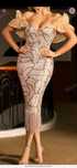 Rochie de seara sampanie