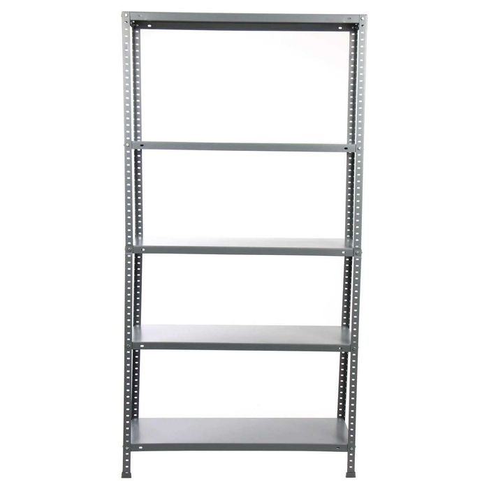 Raft metalic depozitare, Bricol 30, 180 x 90 x 30 cm, gri,70 kg/polita