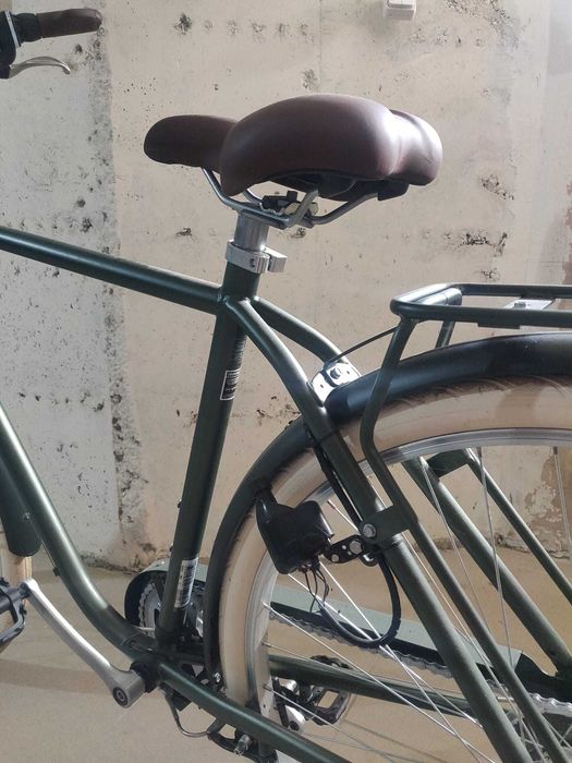 Bicicletă de oraș Elops 520 cadru înalt kaki