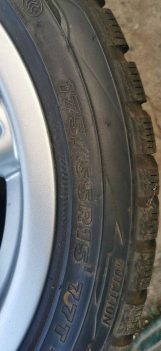 Алуминиеви джанти със зимни гуми MAXXIS 15 цола за SMART