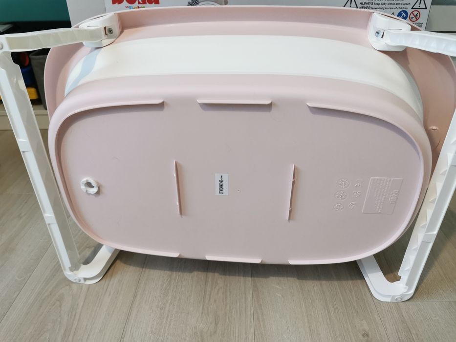 Нова сгъваема детска вана Dolu - розова