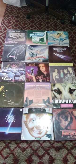 Винил Советский рок группы Смотрите 5 фото Читайте описании