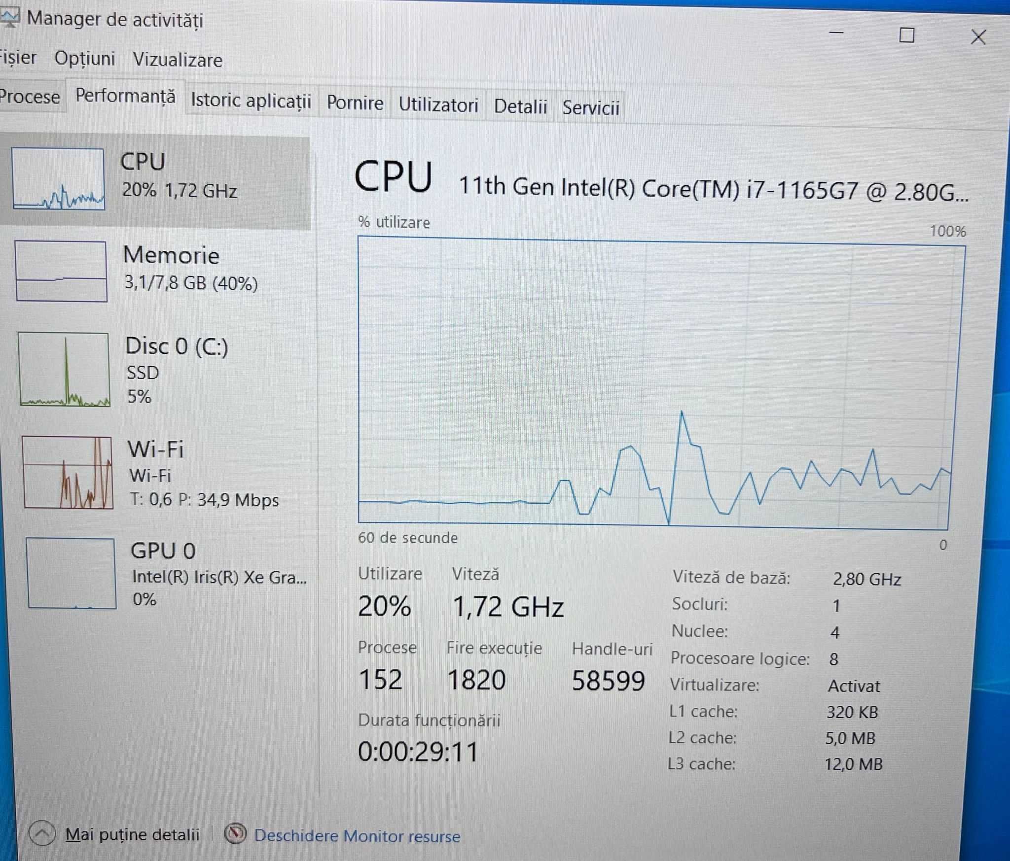 Hope Amanet P10/Laptop Lenovo I7-1165G7/2.80 GHz