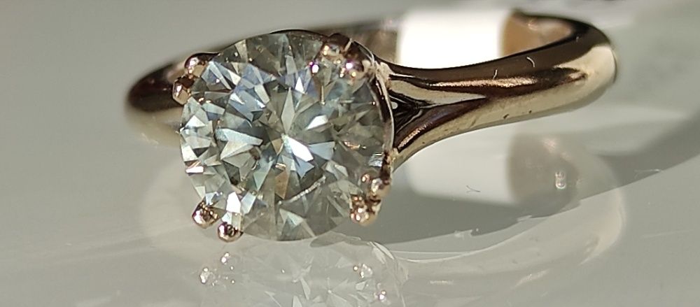 Inel aur 18k si diamante 1.66ct The CliQ® Signature Solitaire