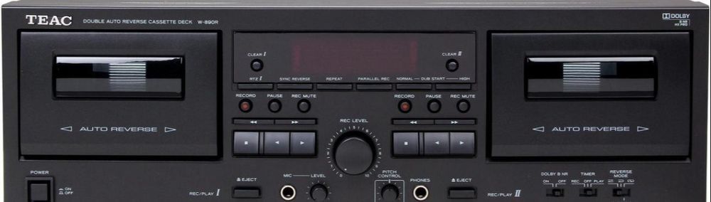 TEAC  W-890-RB, dublu deck , dublu rec, auto-reverse că scos din cutie