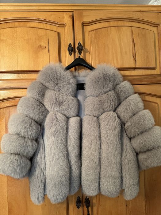 Haină de blană naturală, mărimea xl