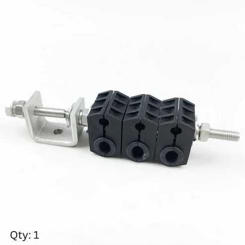закрепване на кабели три двойни блока за кабели - 3/8" и 1/2" 40 броя