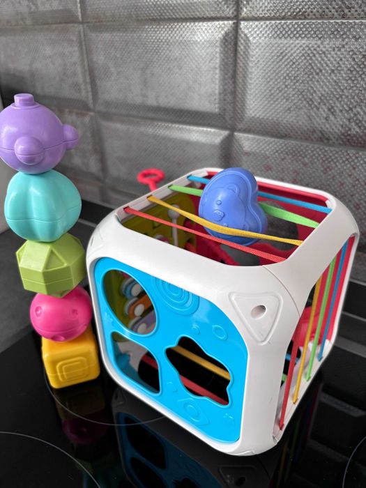 VÂND Jucărie cub educativ interactiv, 7 in 1, Montessori
