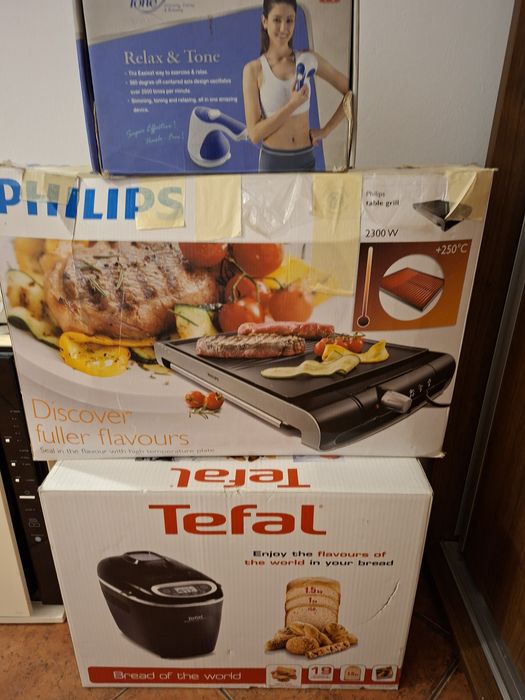 MAsina paine Tefal, gratar Philips si Relax&Tone